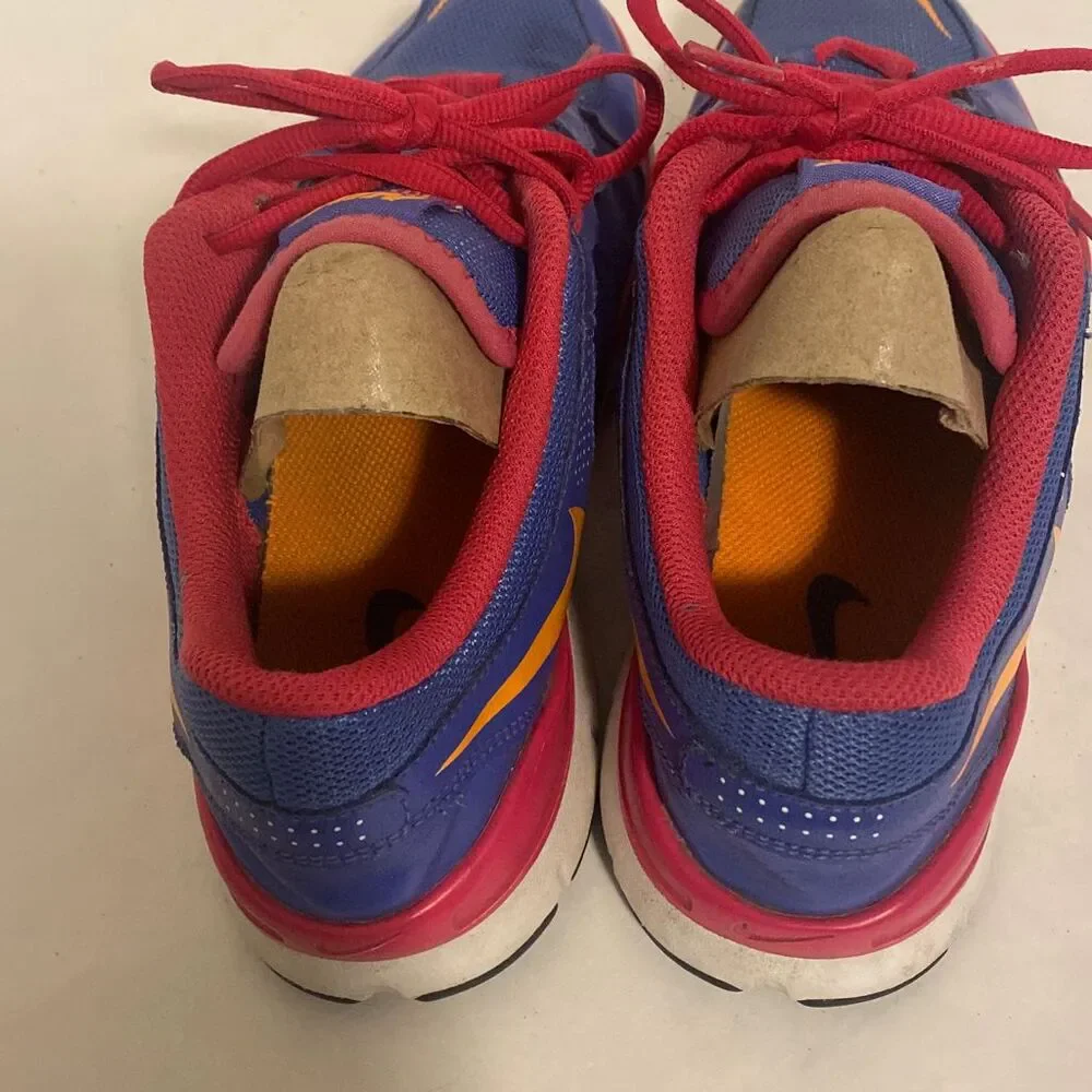 Nike Flex TR2 Training Shoes Womens Sz 8.5 Blue Pink Running Sneakers 511332-586